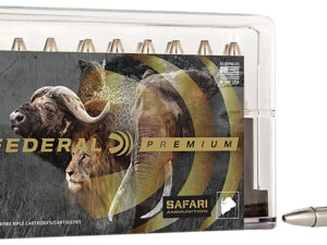Federal P416T1 Premium Safari Cape-Shok 416Rigby 400gr Trophy Bonded Bear Claw 20 Per Box/10 Case