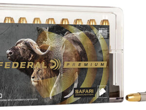 Federal P416T2 Premium Safari Cape-Shok 416Rigby 400gr Trophy Bonded Sledgehammer Solid 20 Per Box/10 Case