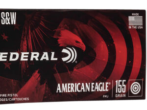 Federal AE40R2 American Eagle Handgun 40S&W 155gr Full Metal Jacket 50 Per Box/20 Case
