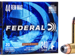 Federal C44A Power-Shok Handgun 44RemMag 240gr Jacketed Hollow Point 20 Per Box/25 Case
