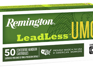 Remington Ammunition 23791 UMC Leadless 40S&W 180gr Flat Nose Enclosed Base 50 Per Box/10 Case
