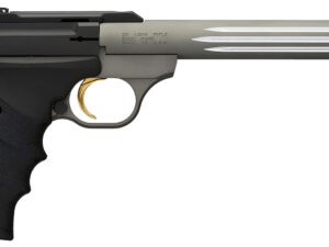 Browning 051462490 Buck Mark Lite *CA Compliant 22 LR 10+1 7.25" Matte Gray Fluted Barrel, Matte Black Serrated Steel Slide, Matte Gray Aluminum Frame, Black Ultragrip RX Grips