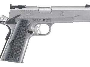 RUGER SR1911 TARGET 45ACP PSTL 5" STS  DLX CHK GRPS 8+1