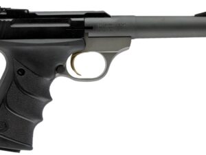 Browning 051448490 Buck Mark Practical *CA Compliant 22 LR 10+1 5.50" Taper Bull Barrel, Matte Black Serrated Steel Slide, Matte Gray Aluminum Frame & Black Ultragrip RX Grips