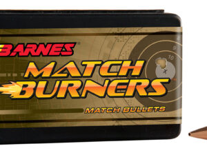 Barnes Bullets 30164 Match Burners  22Cal 85gr Match Burners Boat Tail 100/Box