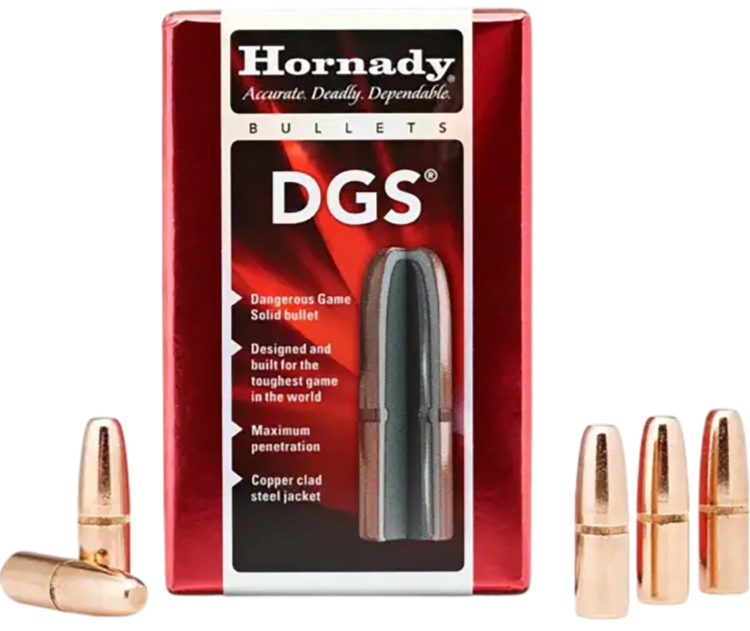 Hornady 3565 DGS 9.3mm Cal .366 300 gr Dangerous Game Solid 50 Per Box/ 25 Case