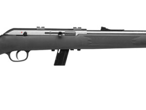 Savage Arms 31000 64 FSS Full Size 22 LR 10+1 21" Matte Sporter Barrel, Matte Drilled & Tapped Stainless Steel Receiver, Matte Black Fixed Synthetic Stock, Right Hand