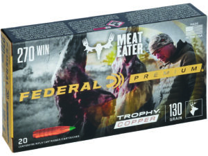 Federal P270TC1 Premium  270Win 130gr Trophy Copper 20 Per Box/10 Case