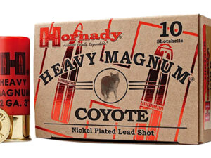 Hornady 86224 Heavy Magnum Coyote 12 Gauge 3" 1 oz 00 Buck Shot 10 Per Box/ 10 Case