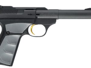 Browning 051482490 Buck Mark Camper *CA Compliant 22 LR 10+1 5.50" Tapered Bull Barrel, Matte Black Serrated Steel Slide & Aluminum Frame, Gray Ultragrip FX Grip