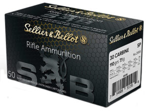 Sellier & Bellot SB30B Rifle  30Carbine 110gr Soft Point 50 Per Box/20 Case