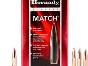 Hornady 2249 Match  22 Cal .224 52 gr Hollow Point Boat Tail Match 100 Per Box/ 40 Case