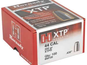 Hornady 44100 XTP  44 Cal .430 200 gr Hollow Point 100 Per Box/ 15 Case