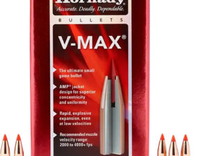 Hornady 22281 V-Max  22 Cal .224 60 gr V Max 100 Per Box/ 40 Case