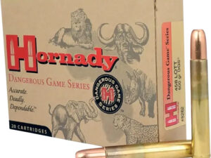 Hornady 8262 Dangerous Game  458Lott 500gr Dangerous Game Solid 20 Per Box/6 Case