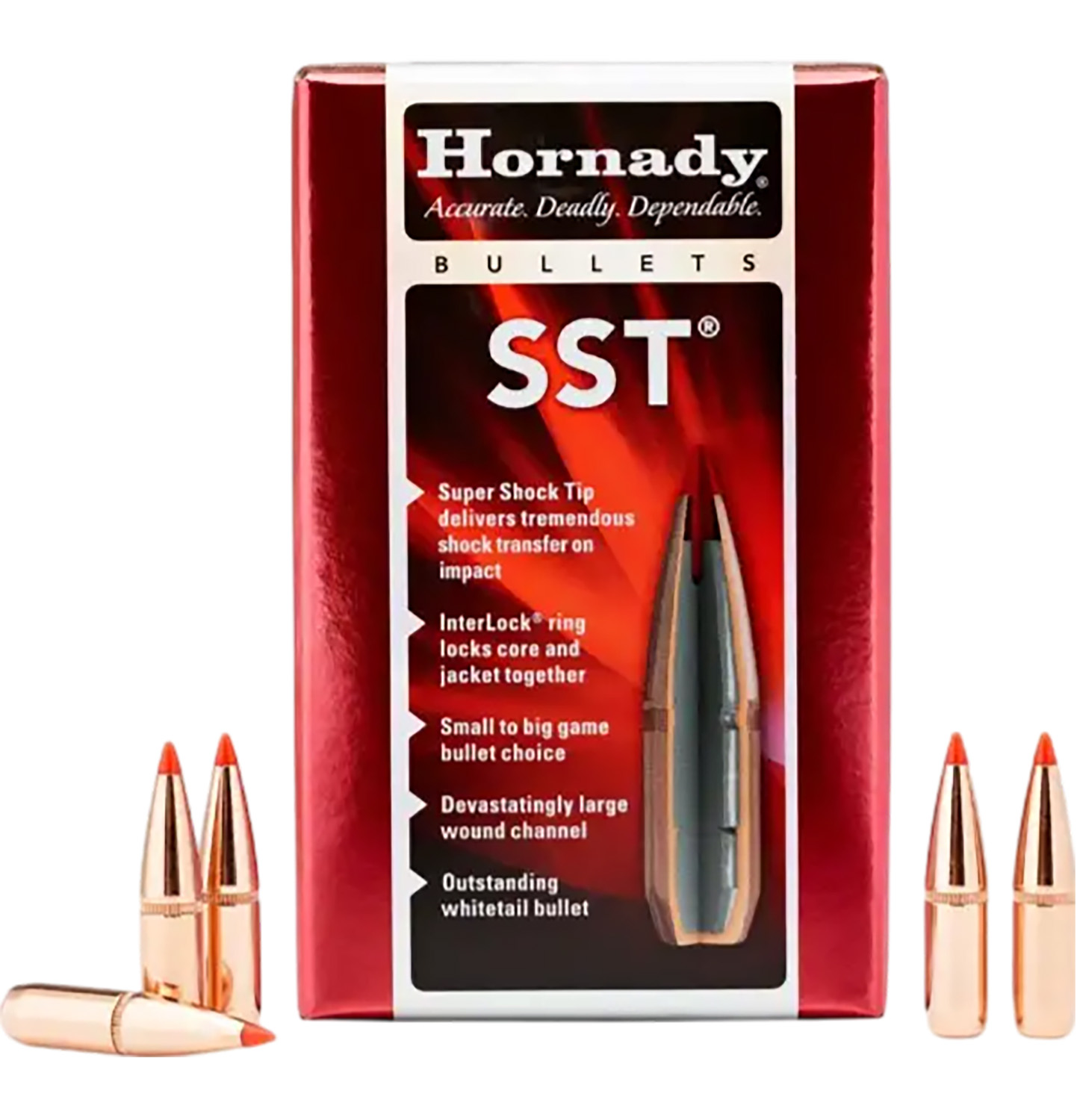 Hornady 3233 SST 8mm .323 170 gr Super Shock Tip 100 Per Box/ 15 Case