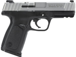 Smith & Wesson 123403 SD40 VE *CA Compliant Compact Frame 40 S&W 10+1, 4" Stainless Steel Barrel, Satin Serrated Stainless Steel Slide, Black Polymer Frame w/Picatinny Rail