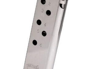 Walther Arms 2246009 PPK  6rd 380 ACP Stainless Steel