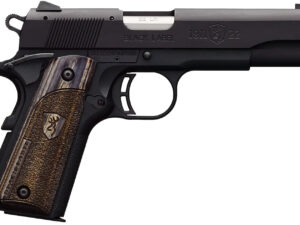Browning 051814490 1911-22 Black Label Full Size Frame 22 LR 10+1, 4.25" Stainless Steel Barrel, Matte Black Serrated Slide & Polymer Frame w/Beavertail