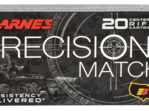 Barnes Bullets 30848 Precision Match  5.56x45mmNATO 85gr Open Tip Match Boat Tail 20 Per Box/10 Case