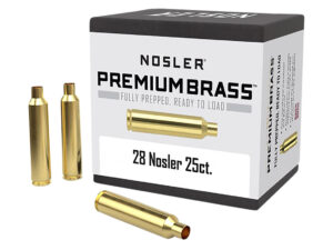 Nosler 10150 Premium Brass Unprimed Cases 28Nosler Rifle Brass 25/Box