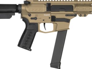 CMMG Banshee MkGs Pistol - FDE | 9mm | 5" Barrel | 4" M-LOK Handguard | SBA3 Arm Brace