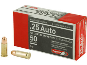 AGUILA 25ACP 50GR FMJ 50/1000