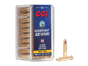 CCI 22WMR 40GR GAMEPOINT 50/2000