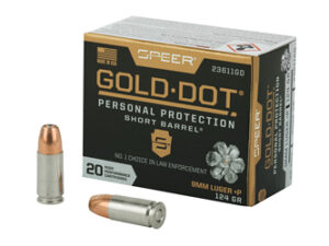 SPR GOLD DOT 9MM+P 124G HP SB 20/200