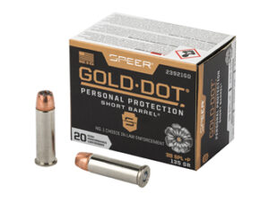 SPR GOLD DOT 38S+P 135G HP SB 20/200
