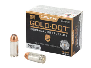 SPR GOLD DOT 45ACP 185GR HP 20/200