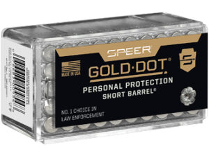 SPR GOLD DOT 22WMR 40GR SHRT BRL 50