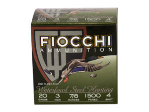 FIOCCHI 20GA #4 FLYWAY STEEL 25/250