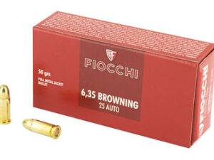 FIOCCHI 25ACP 50GR FMJ 50/1000
