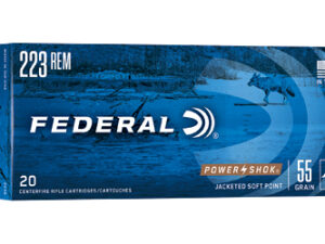 FED PWRSHK 223REM 55GR SP 20/200