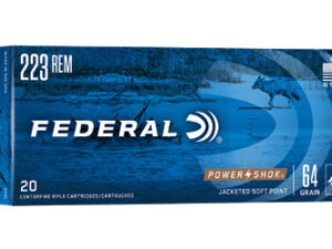 FED PWRSHK 223REM 64 GR SP 20/200