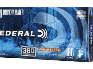 FED PWRSHK 360 BCKHMMR 180GR 20/200