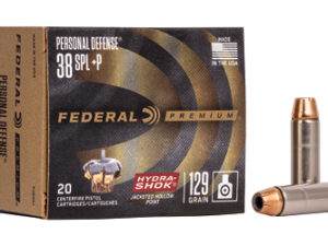 FED HYDRA-SHOK 38+P 129GR HP 20/500