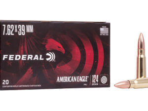 FED AM EAGLE 762X39 124GR FMJ 20/500
