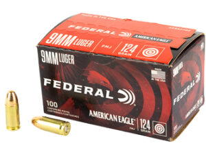 FED AM EAGLE 9MM 124GR FMJ 100RD