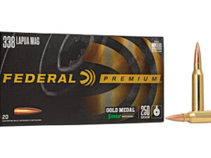 FED GOLD MDL 338LAP 250GR BTHP 20/