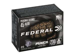 FED PUNCH 45ACP 230GR JHP 20/200