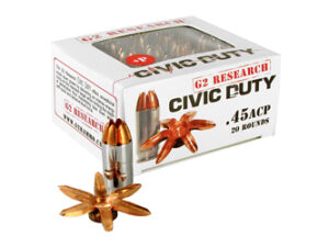 G2R CIVIC DUTY 45ACP 164GR 20/500