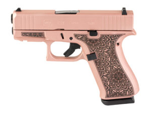 GLOCK 43X 9MM 10RD ROSE GOLD PAISLEY