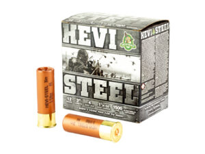 HEVI STEEL 12GA 3" #4 25/250