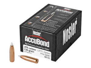 NOSLER 270 CAL 130GR ACCUBOND 50CT