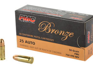 PMC BRNZ 25ACP 50GR FMJ 50/1000