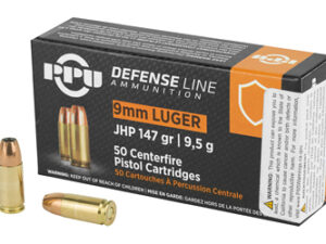 PPU 9MM JHP 147GR 50/1000