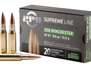 PPU SUPREME 308WIN 168GR HPBT 20/200
