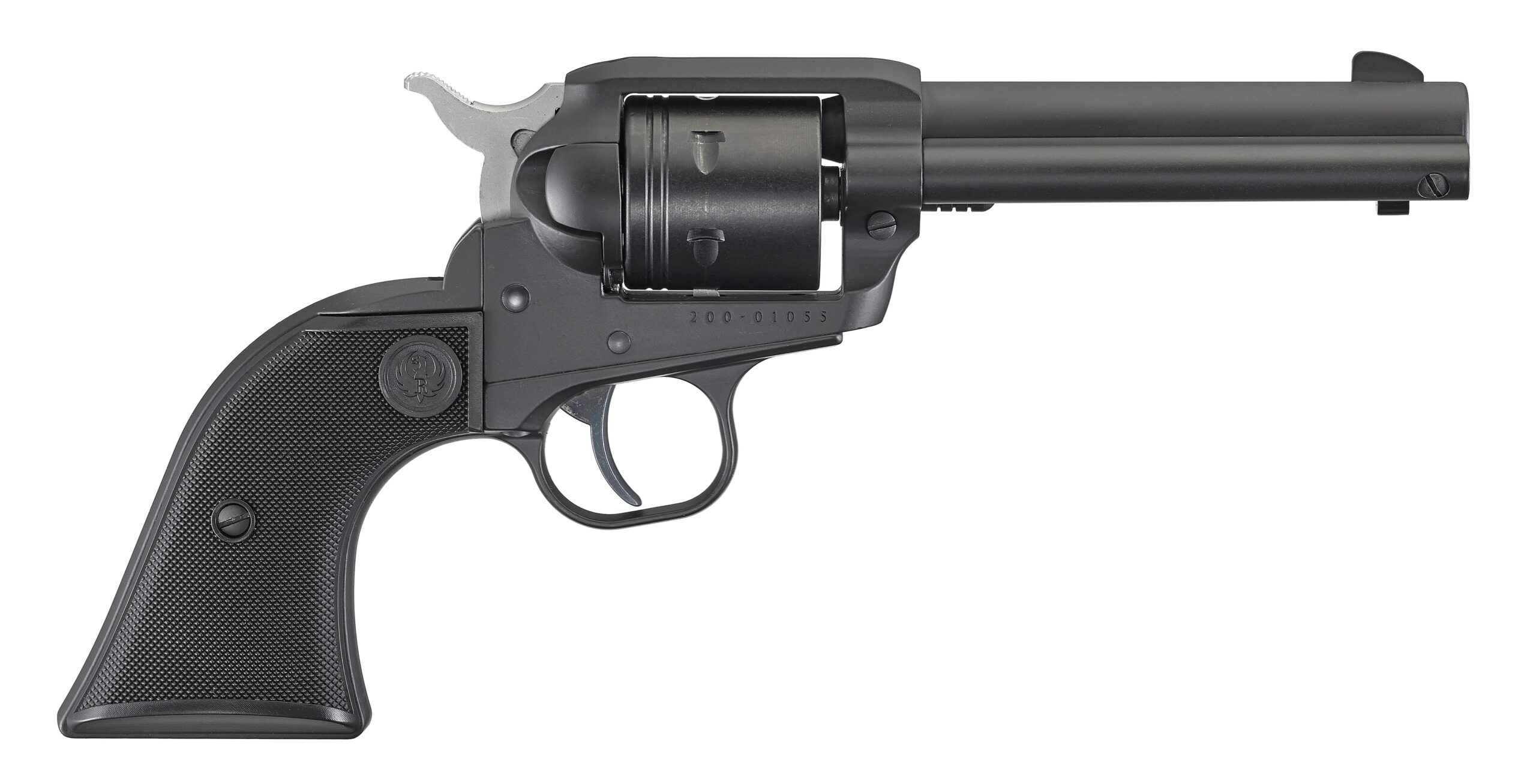 RUGER WRANGLER 22LR BLK/SYN 4.6" 6SH